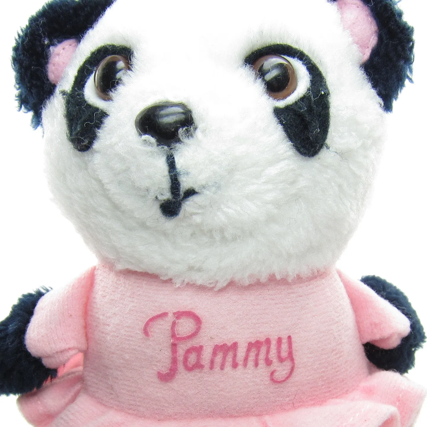 Pammy Panda Bear Shirt Tales Plush Toy Vintage 1981 Hallmark Stuffed Animal