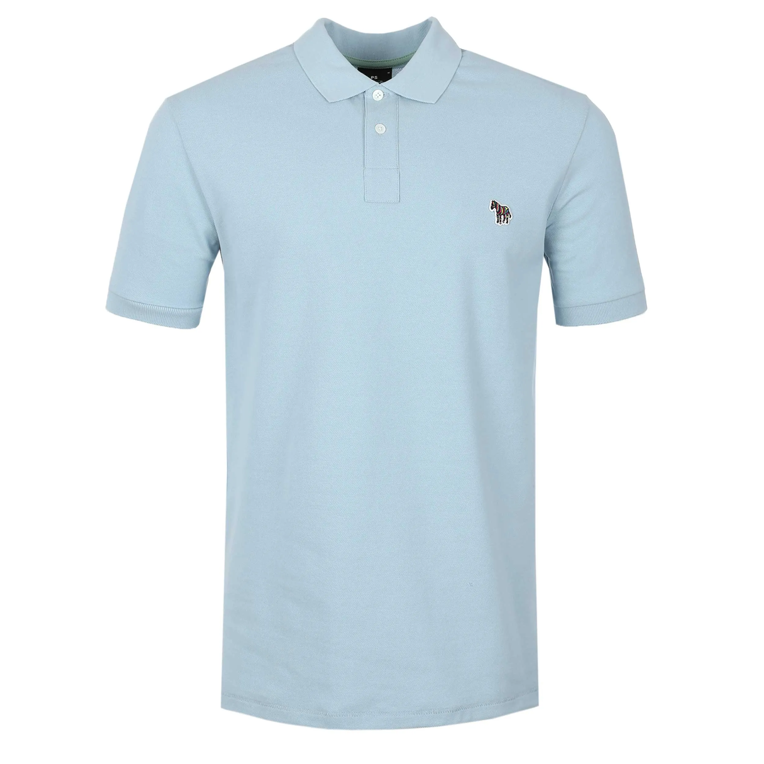 Paul Smith Zebra Badge Polo Shirt in Light Blue