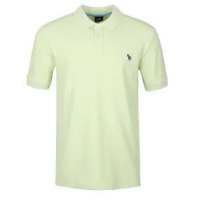 Paul Smith Zebra Badge Polo Shirt in Light Green