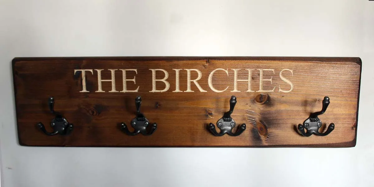 Personalised Vintage Coat Hook