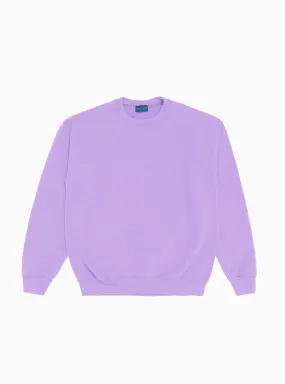 Pigment Dyed Sweatshirt Purple