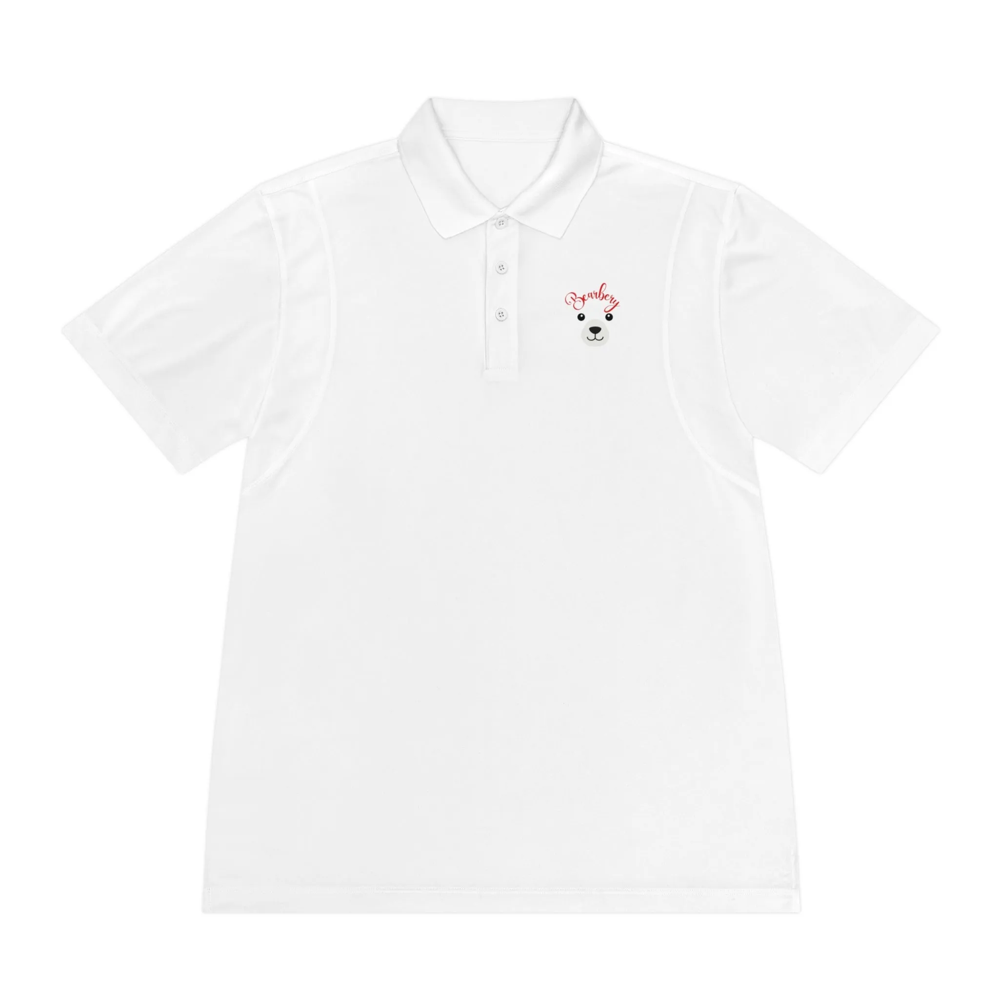 Polo Men's T-Shirt: Classic Polo T-Shirt with Stylish Cute Bear Design – Unisex Fashion