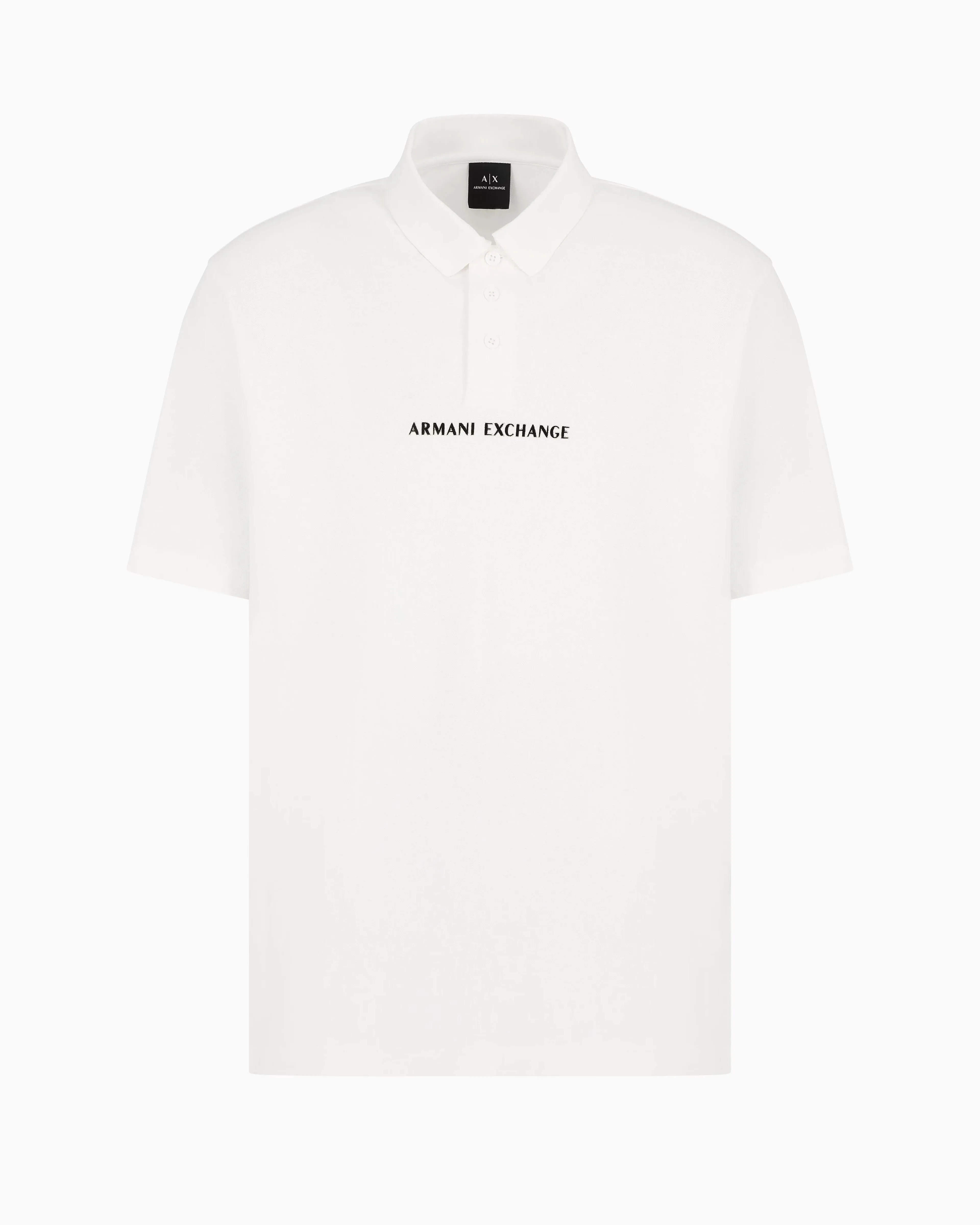 Polo Shirt With Metallic Logo (White) - XM000080AF10819U0009