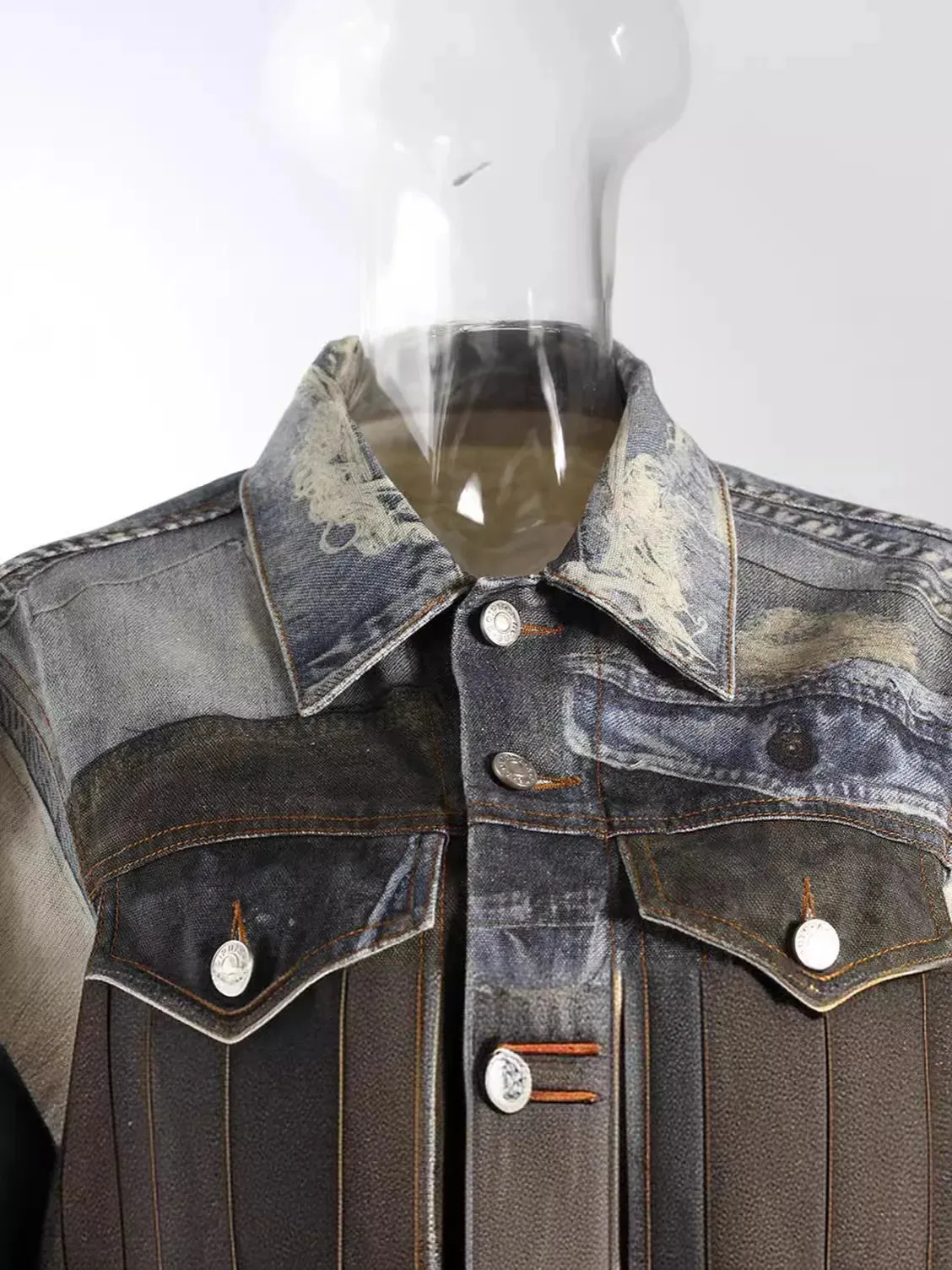 Pre Order:  Waist Cinched Retro Denim Jacket