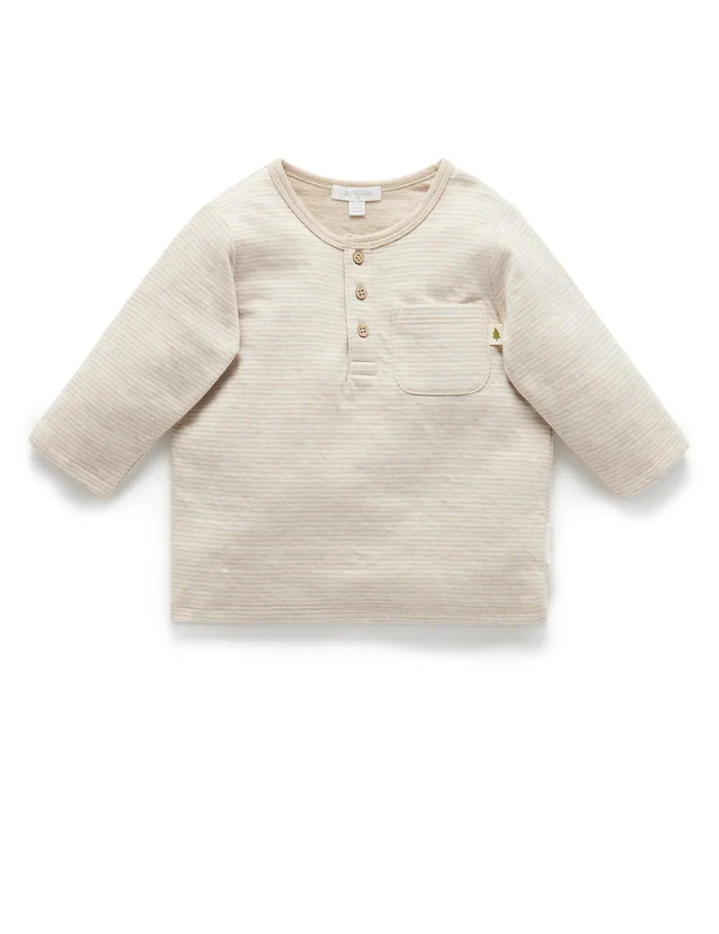 Purebaby Henley Tee