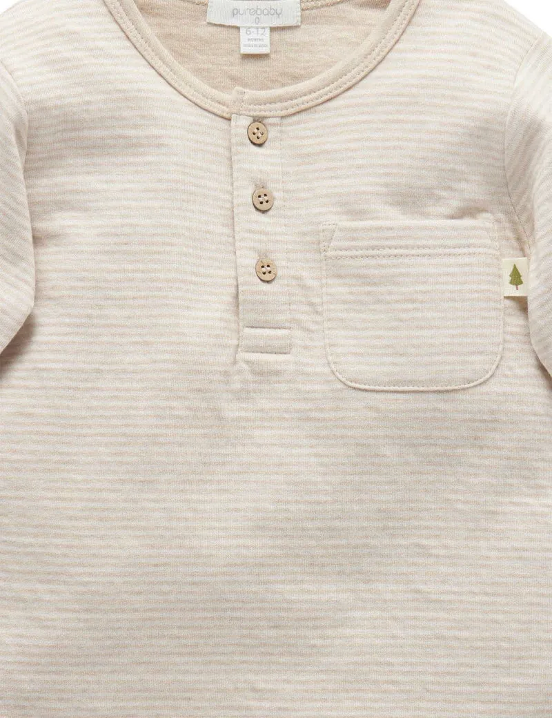 Purebaby Henley Tee