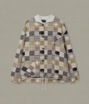 Quilt Patch Jacket, Brown