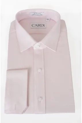 "James" Pink Twill Spread Collar Dress Shirt