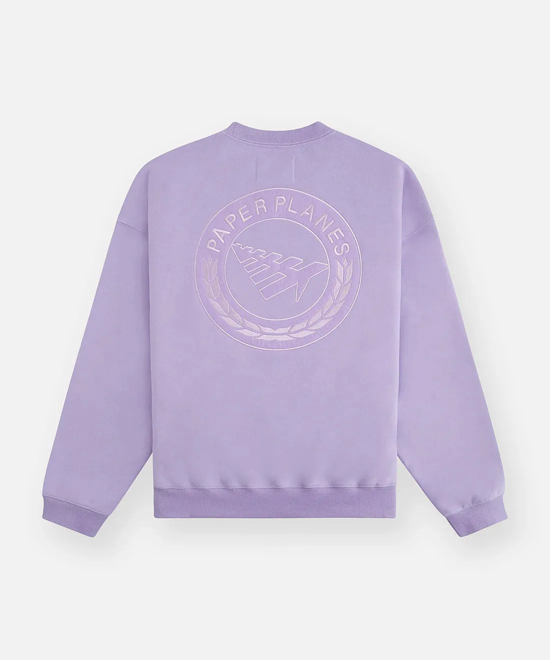 Relaxed First Class Crewneck Sweatshirt (Lilac) - 310041