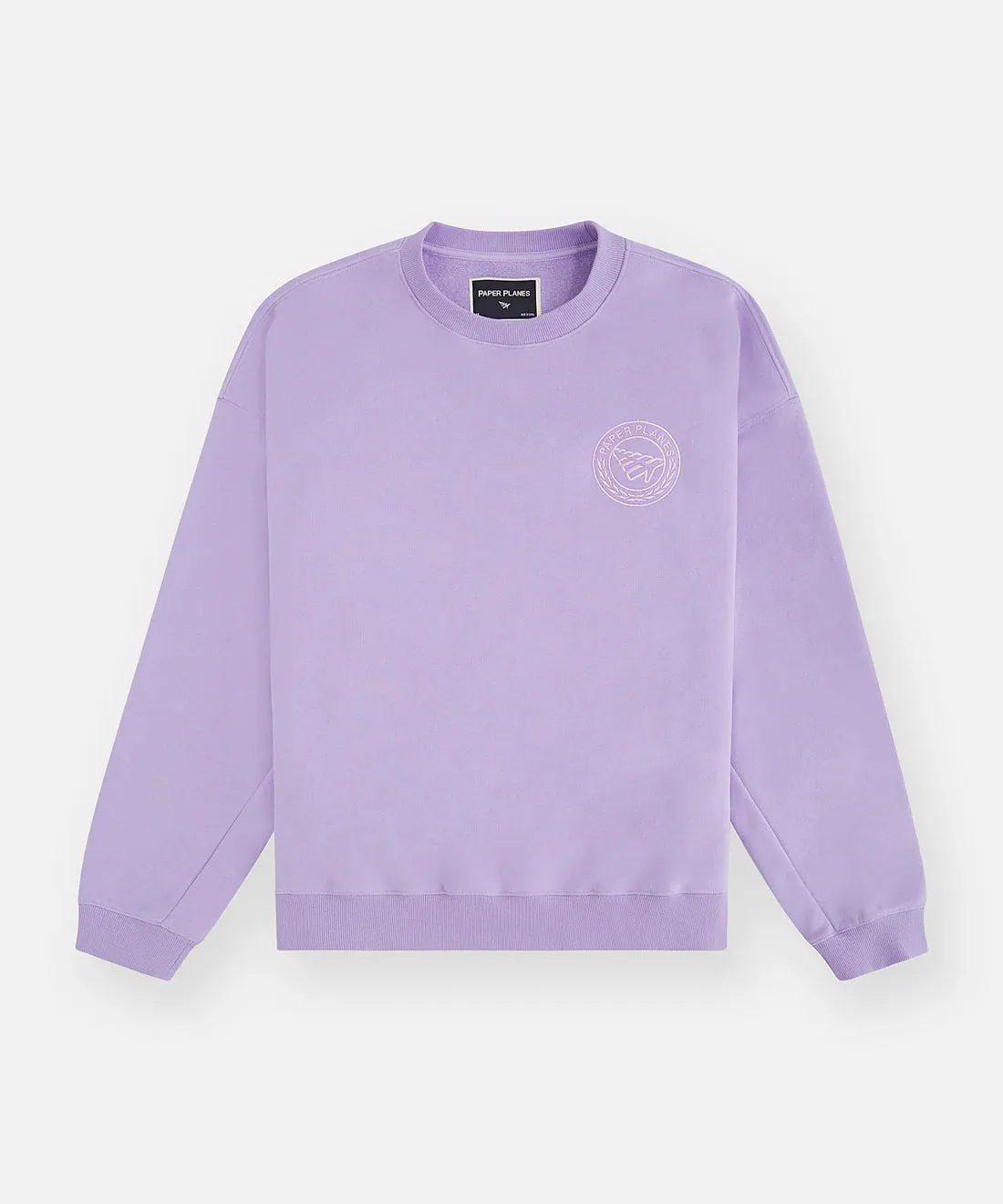 Relaxed First Class Crewneck Sweatshirt (Lilac) - 310041