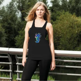 Scribblers the Seahorse Women's Loose Racerback Tank Top