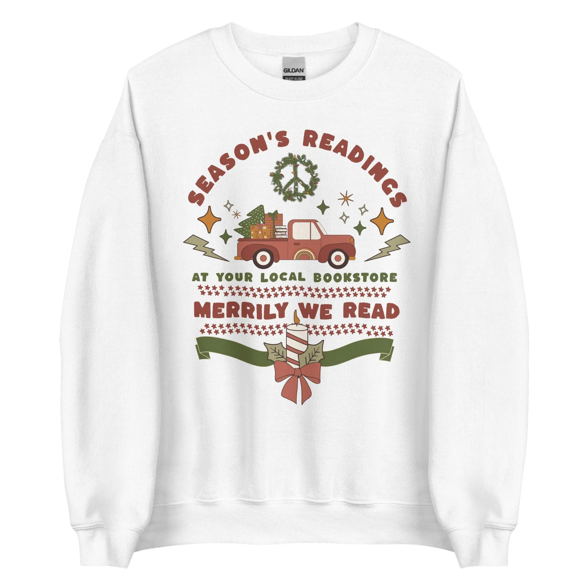 Season's Readings Christmas at Your Local Bookstore Sweatshirt