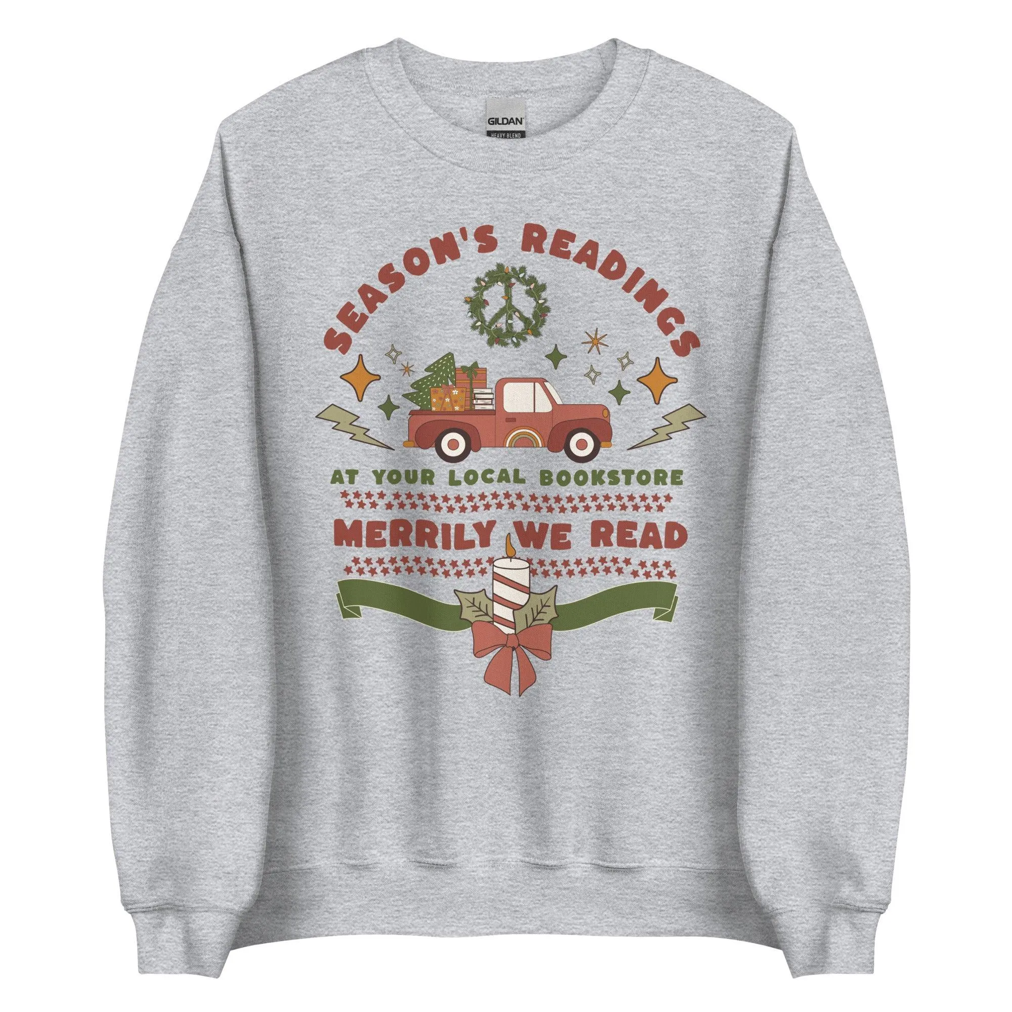 Season's Readings Christmas at Your Local Bookstore Sweatshirt