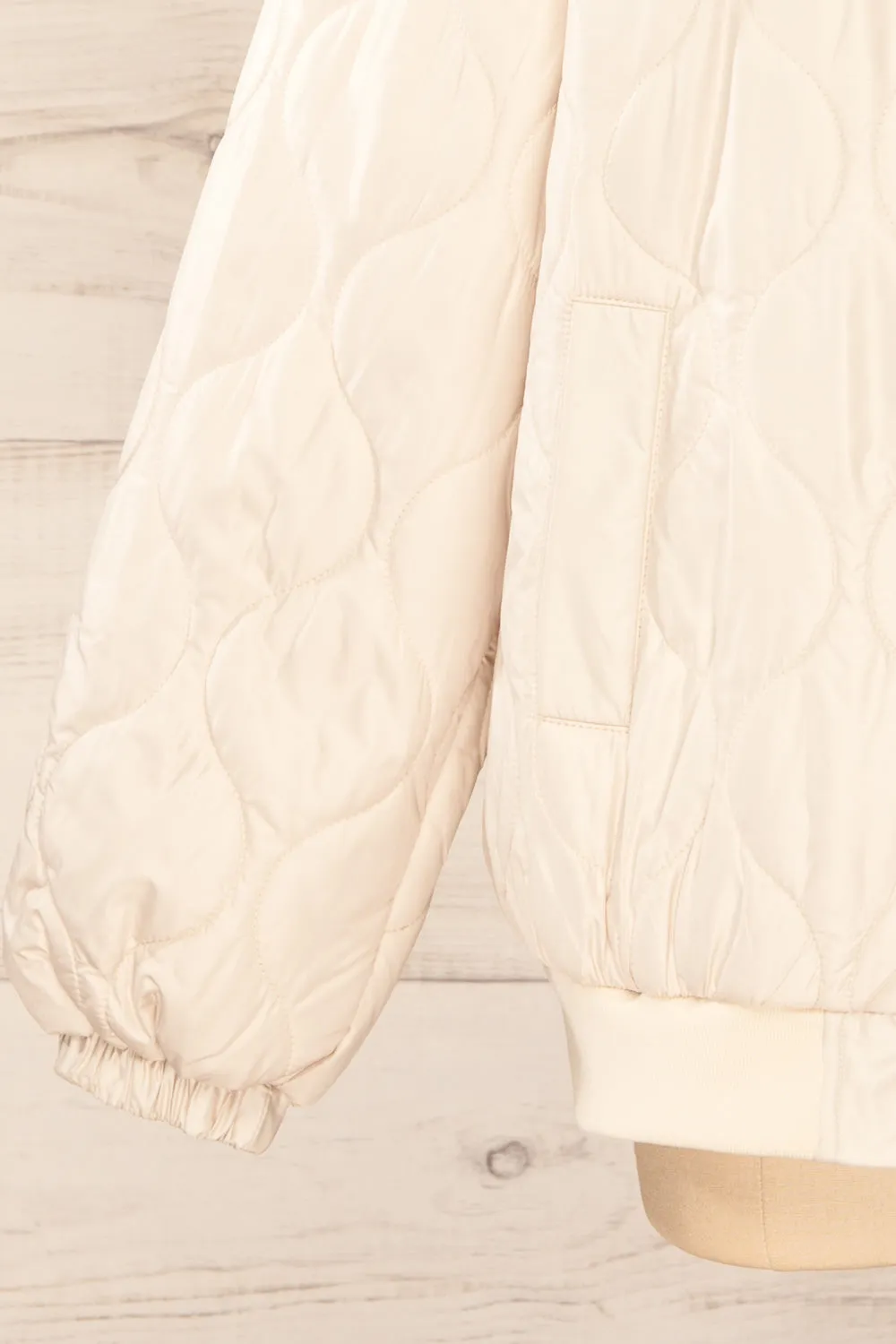 Seravalle | Beige Quilted Jacket