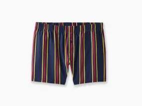 Slim Fit Boxer ~ Navy Collegiate Stripe