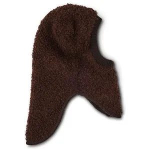 Smallstuff Brown Balaclava Bouclé Merino Wool