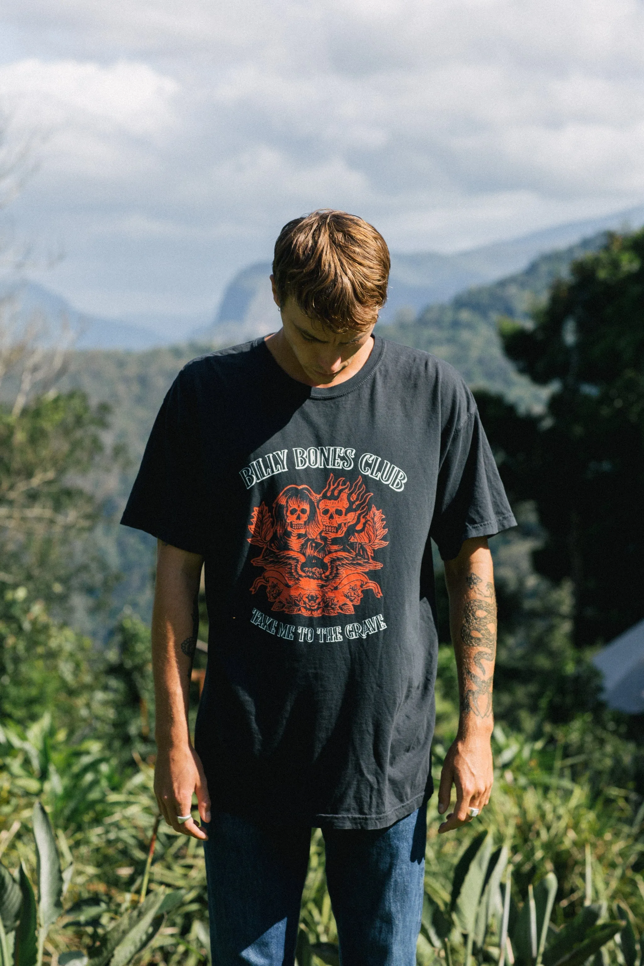 Take Me To The Grave Tee - Vintage Black