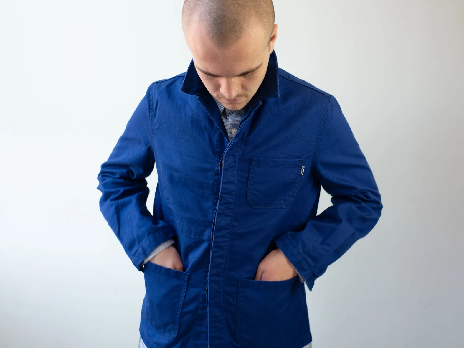 THE CHORE COAT. ROYAL BLUE.