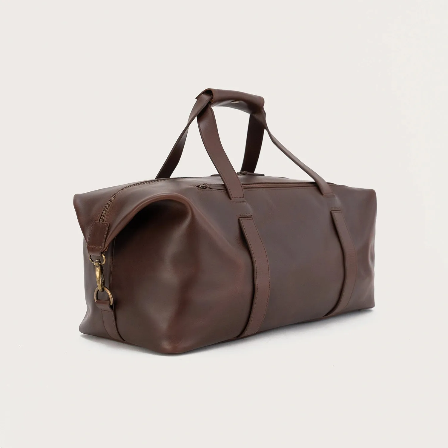 The Dale Vintage Brown Leather Duffle Bag