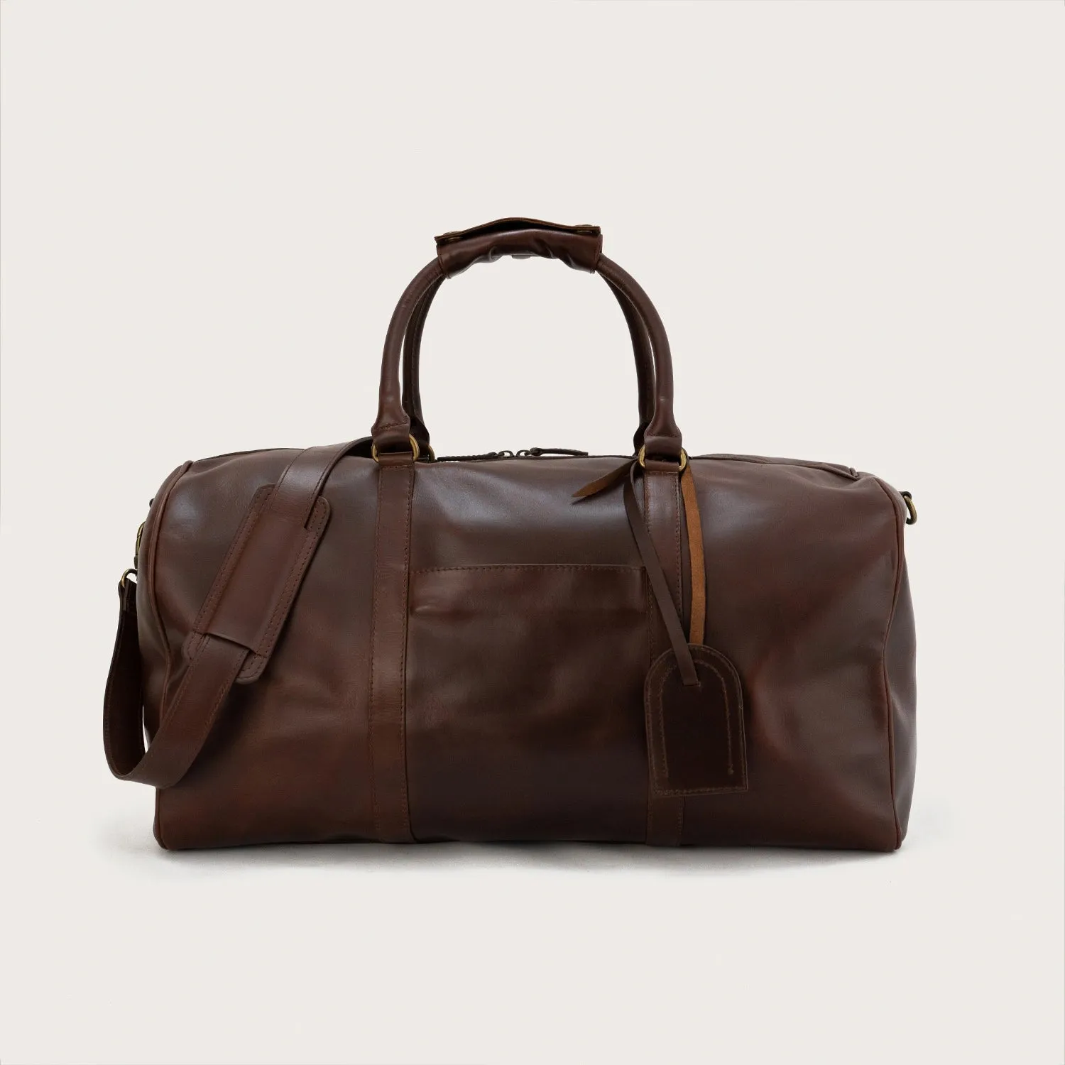 The Darrio Vintage Brown Leather Duffle Bag