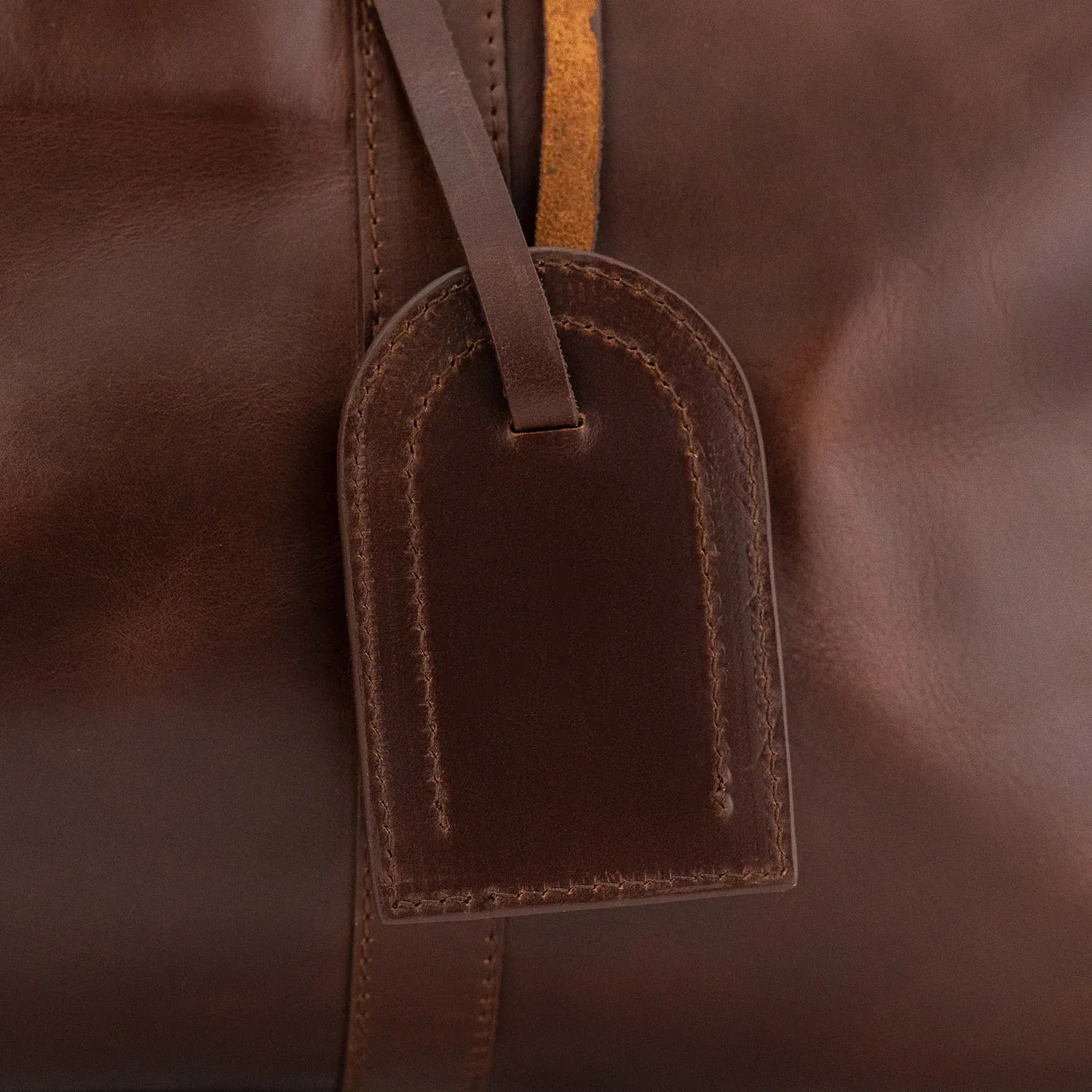 The Darrio Vintage Brown Leather Duffle Bag