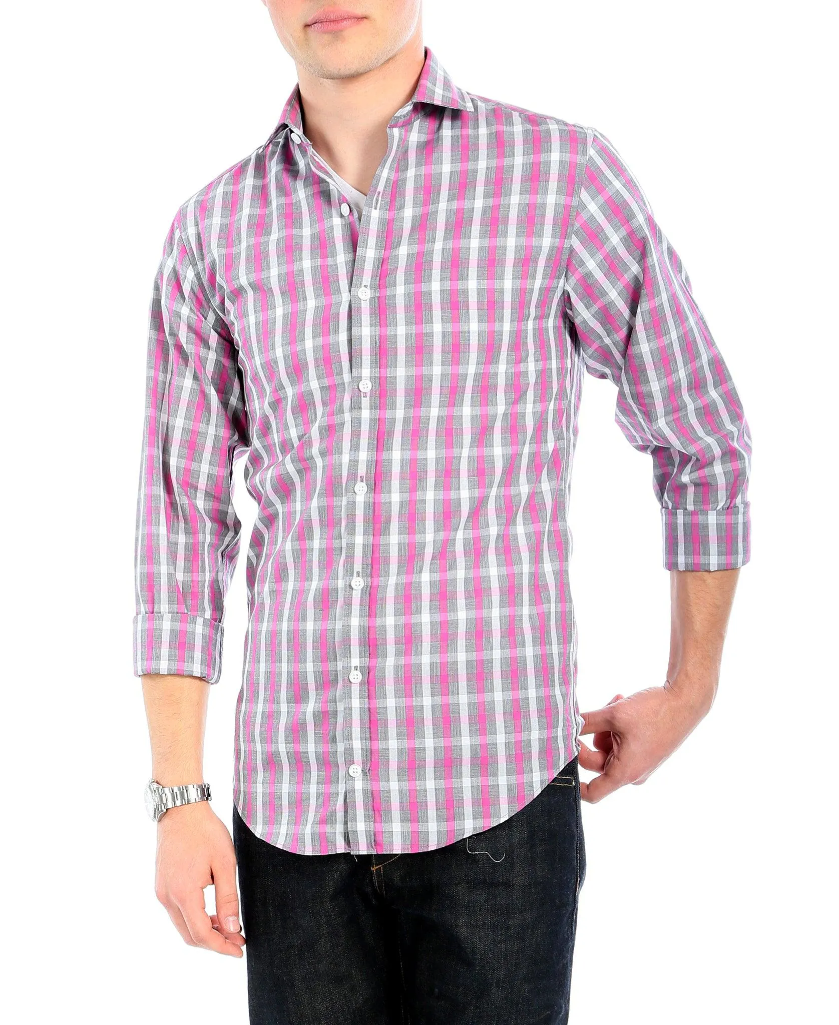 The Kenton Slim Fit Cotton Dress Shirt