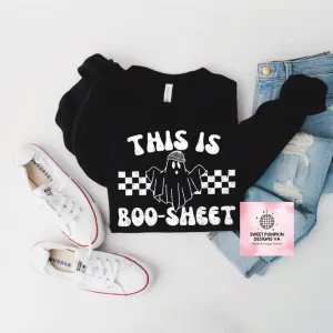 This Is Boo Sheet Halloween Crewneck Sweatshirt