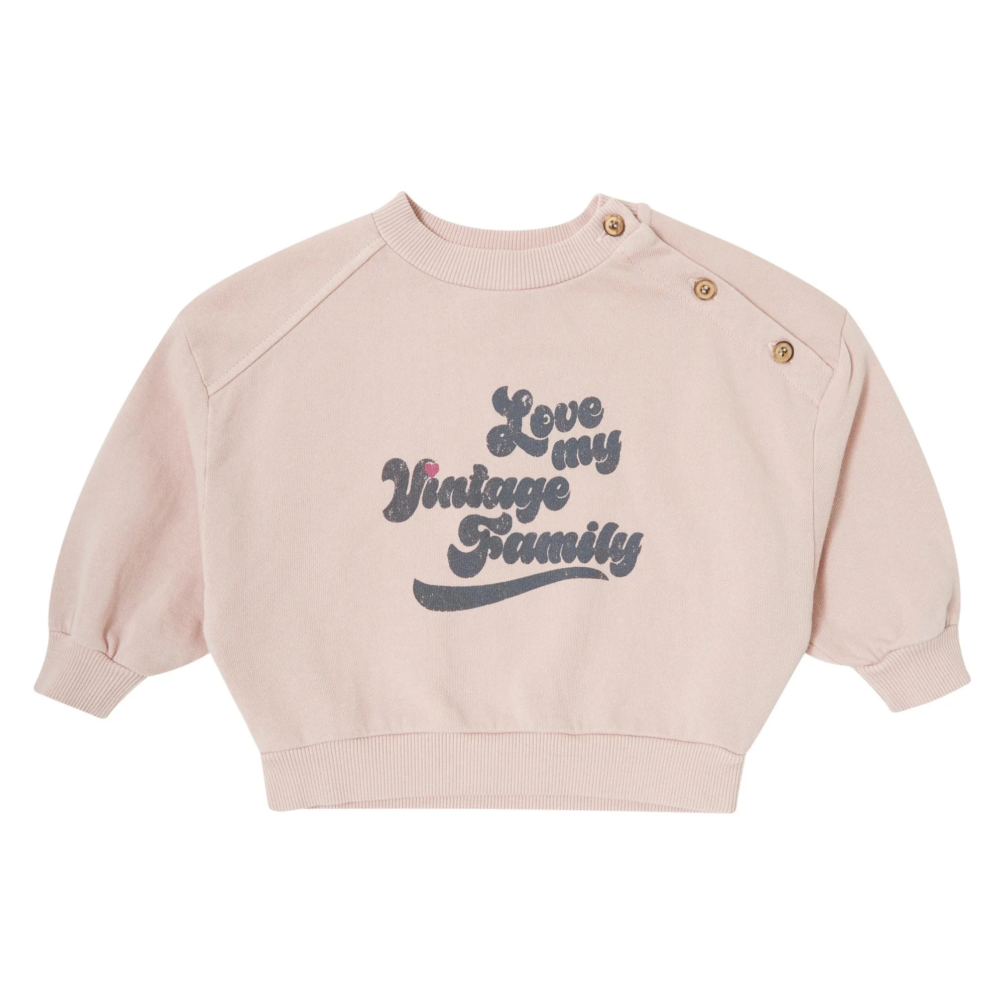 Tocoto Vintage "Love My Vintage Family" Sweatshirt