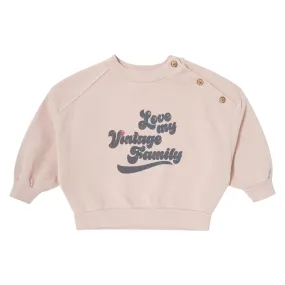 Tocoto Vintage "Love My Vintage Family" Sweatshirt