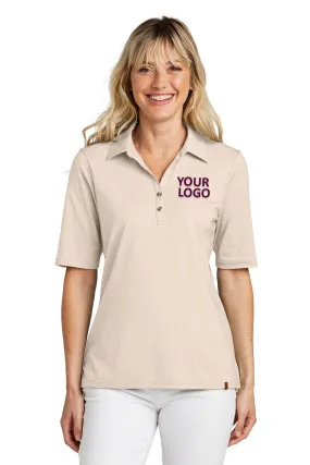 TravisMathew Ladies Sunsetters Custom Polos, Natural Heather