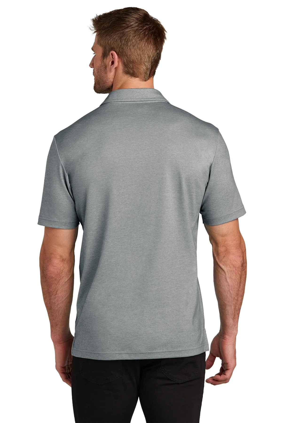 TravisMathew Sunsetters Custom Pocket Polos, Grey Heather