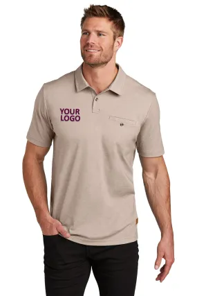 TravisMathew Sunsetters Custom Pocket Polos, Portabella Heather