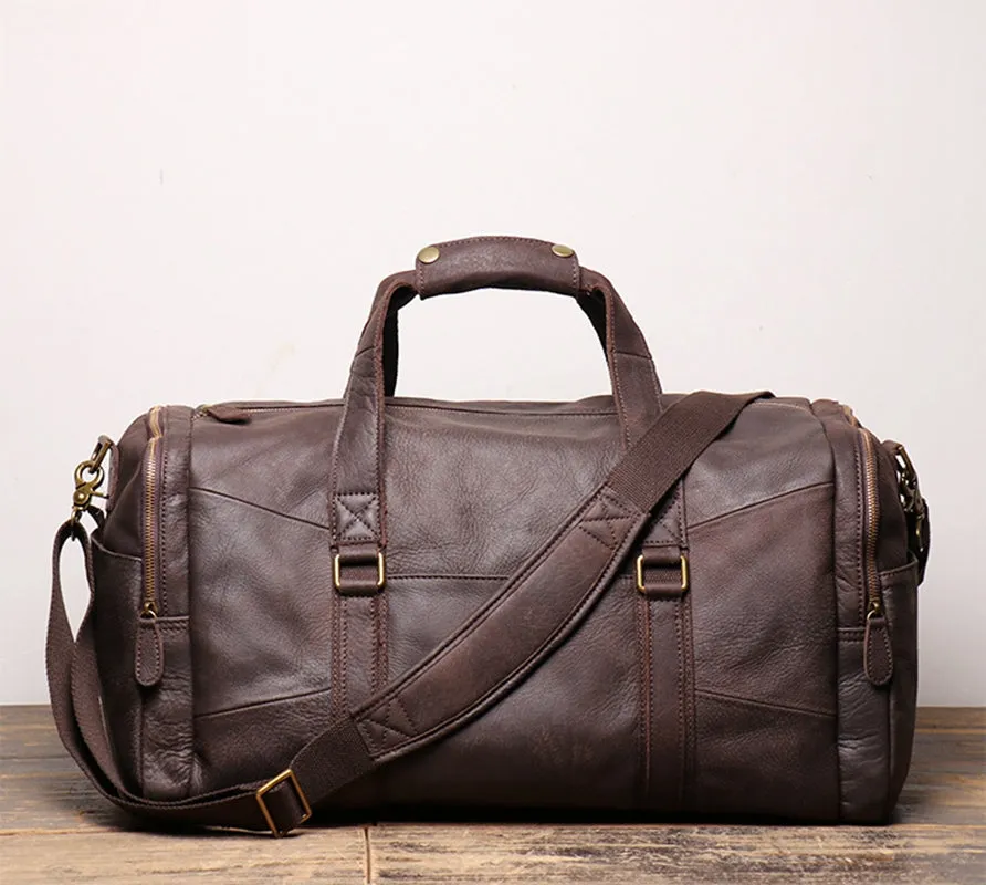 Unique Duffle Bag Vintage Leather Duffle Bag Good Big Size Travel Bag Gym bag Big Space