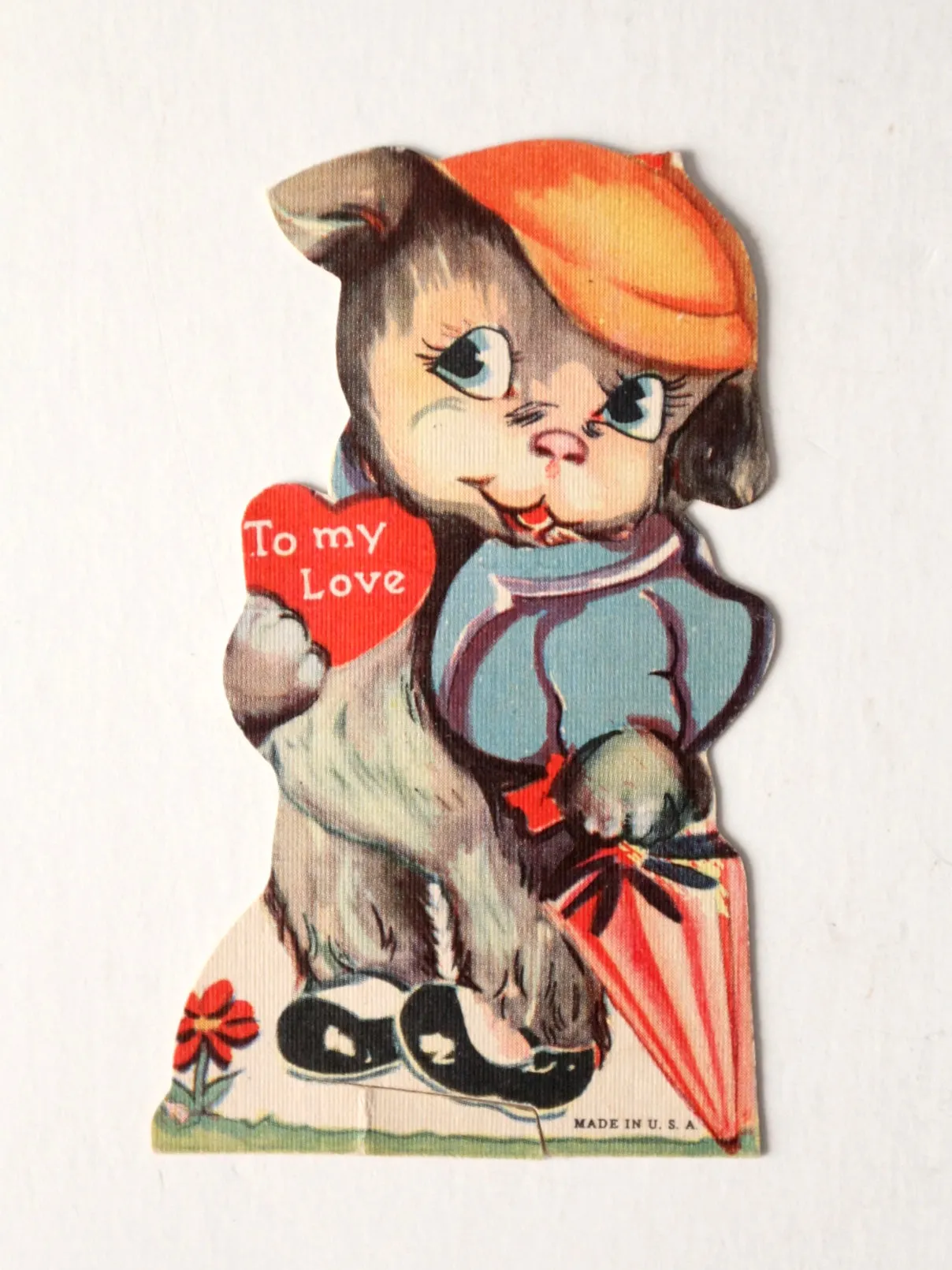 vintage 1930s Valentine's Day card