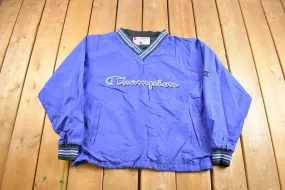 Vintage 1990s Champion Embroidered Spell Out Windbreaker