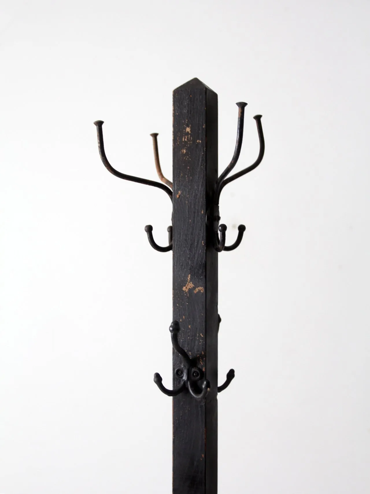 vintage black coat rack