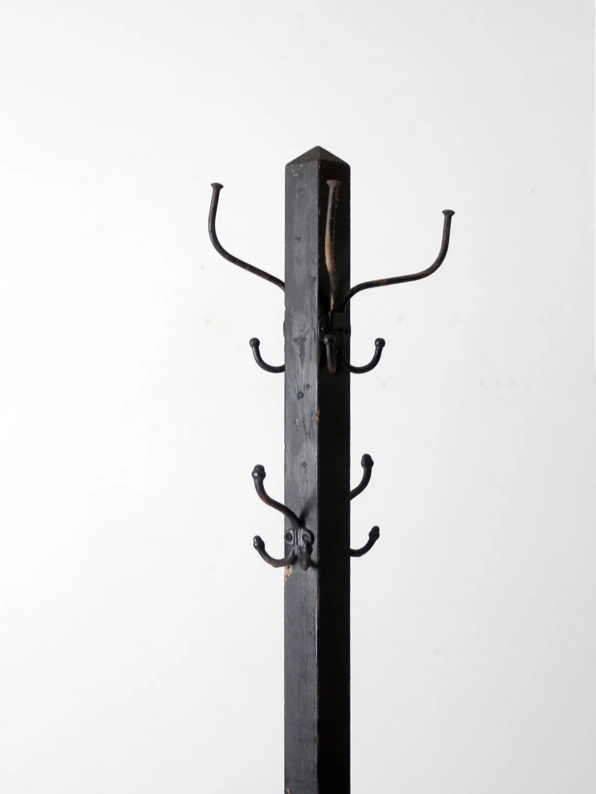 vintage black coat rack