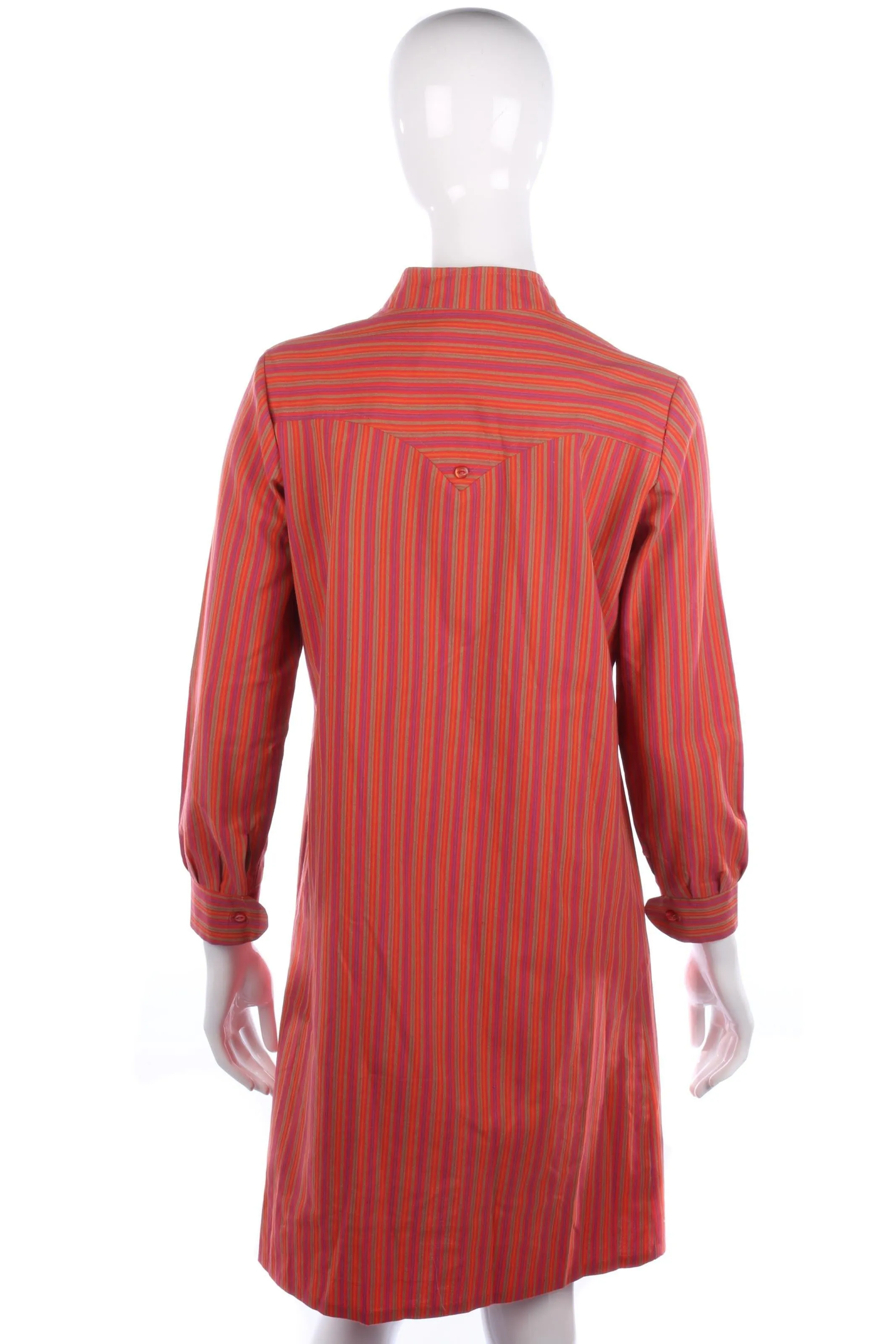 Vintage cotton shirt zip up dress size M