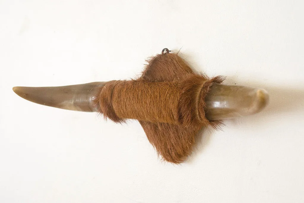 Vintage Cowhide Bullhorns