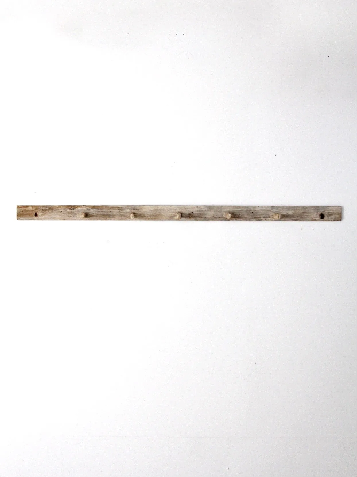 vintage rustic wooden wall rack