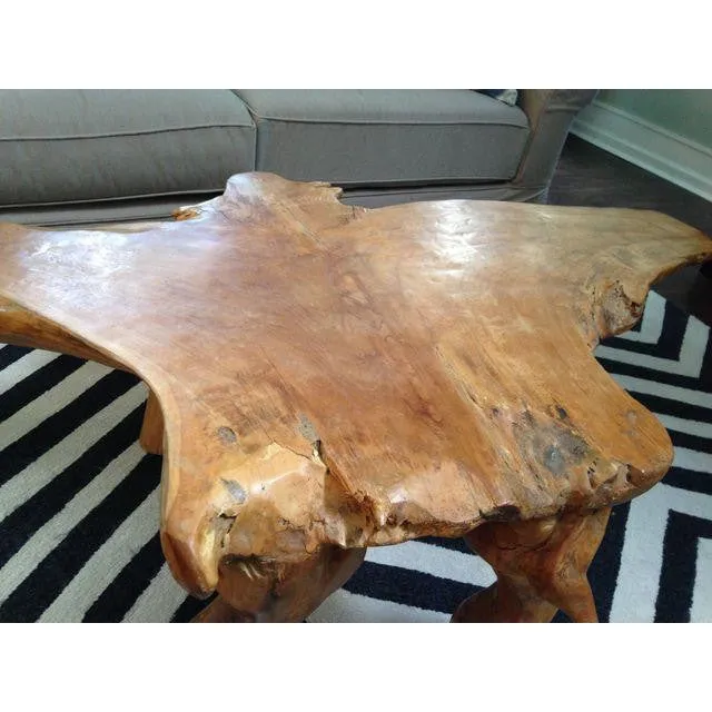 Vintage Teak Root Coffee Table