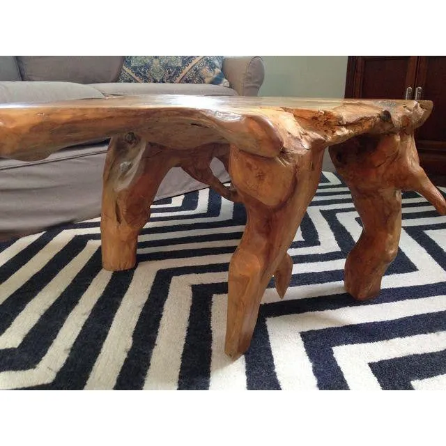 Vintage Teak Root Coffee Table