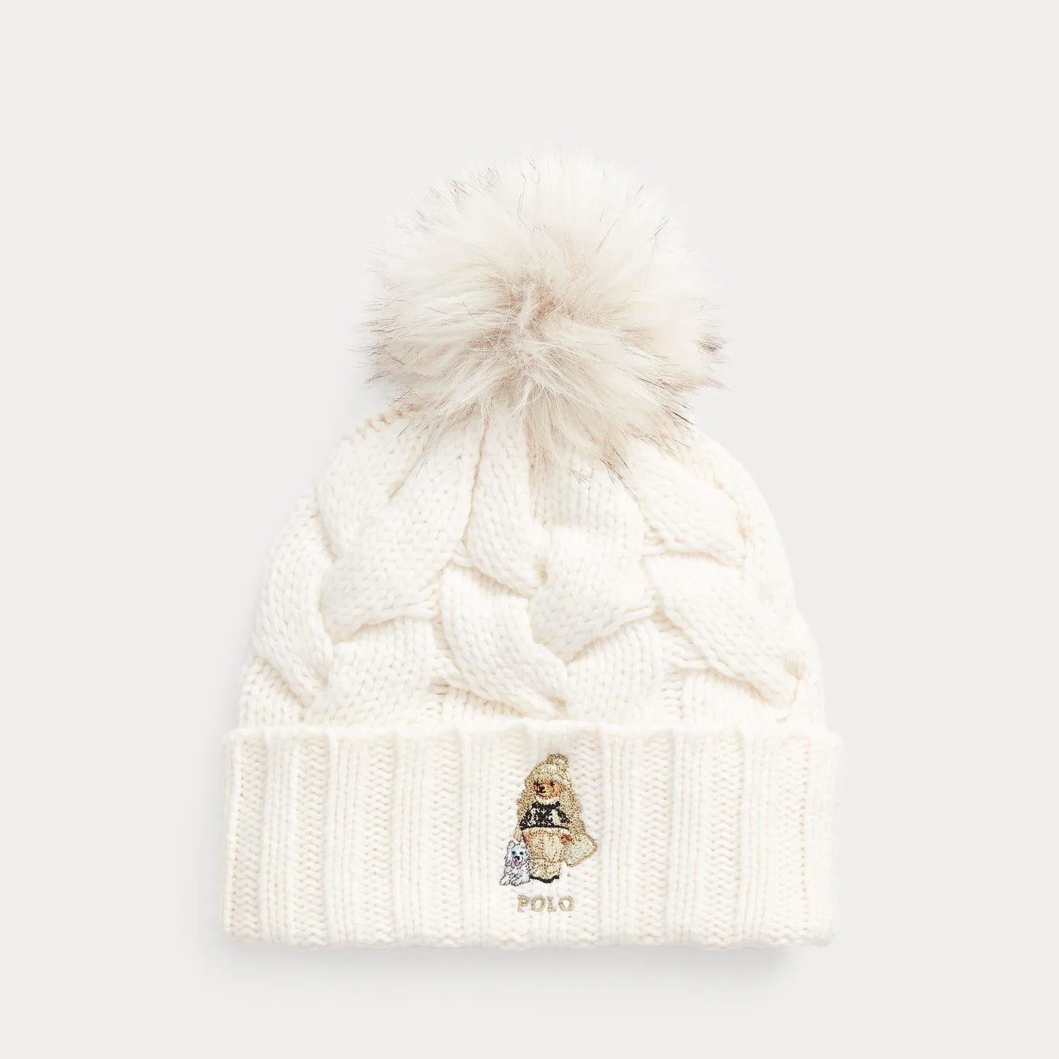 W Bear Hat-Hat-Cold Weather Wool Blend