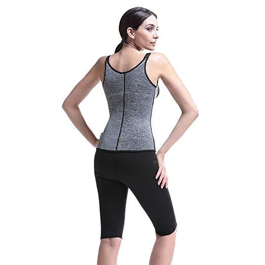 Waist Trainer Vest With Zipper Waist Girdle BodyShaper