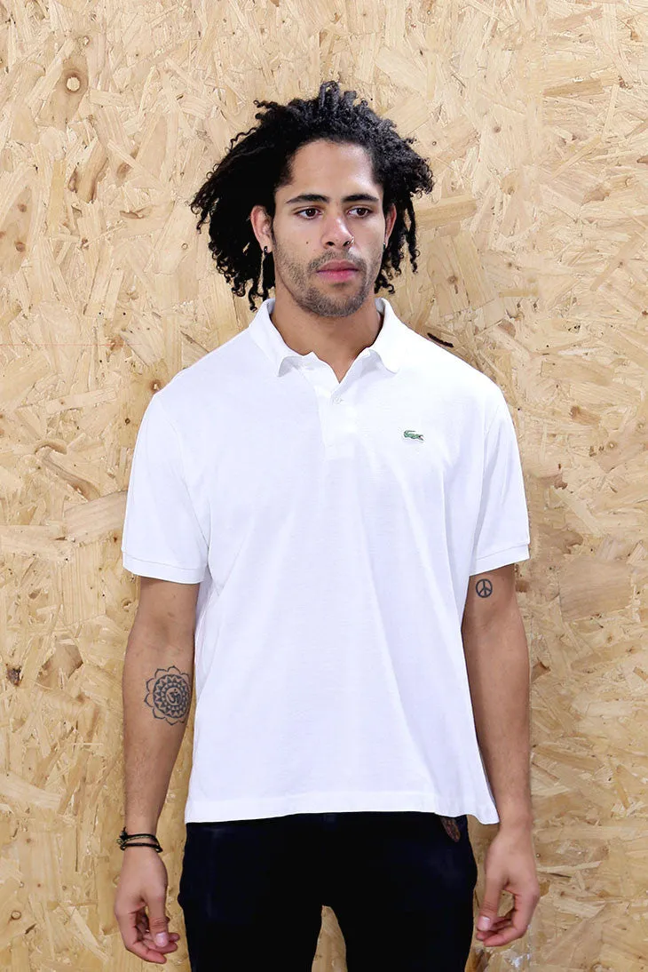 White Lacoste Polo Shirt