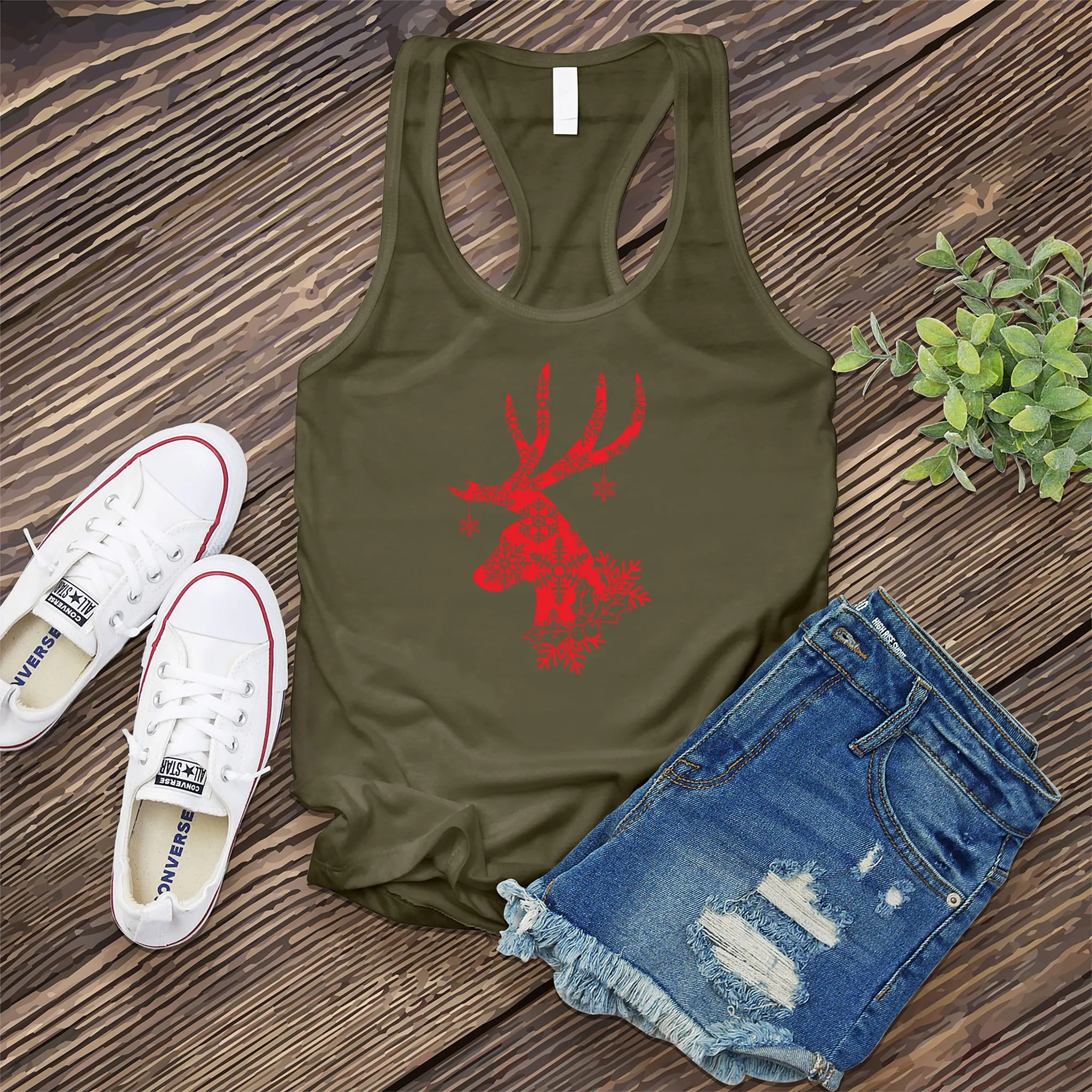 Winter Wonderland Reindeer Women's Tank Top