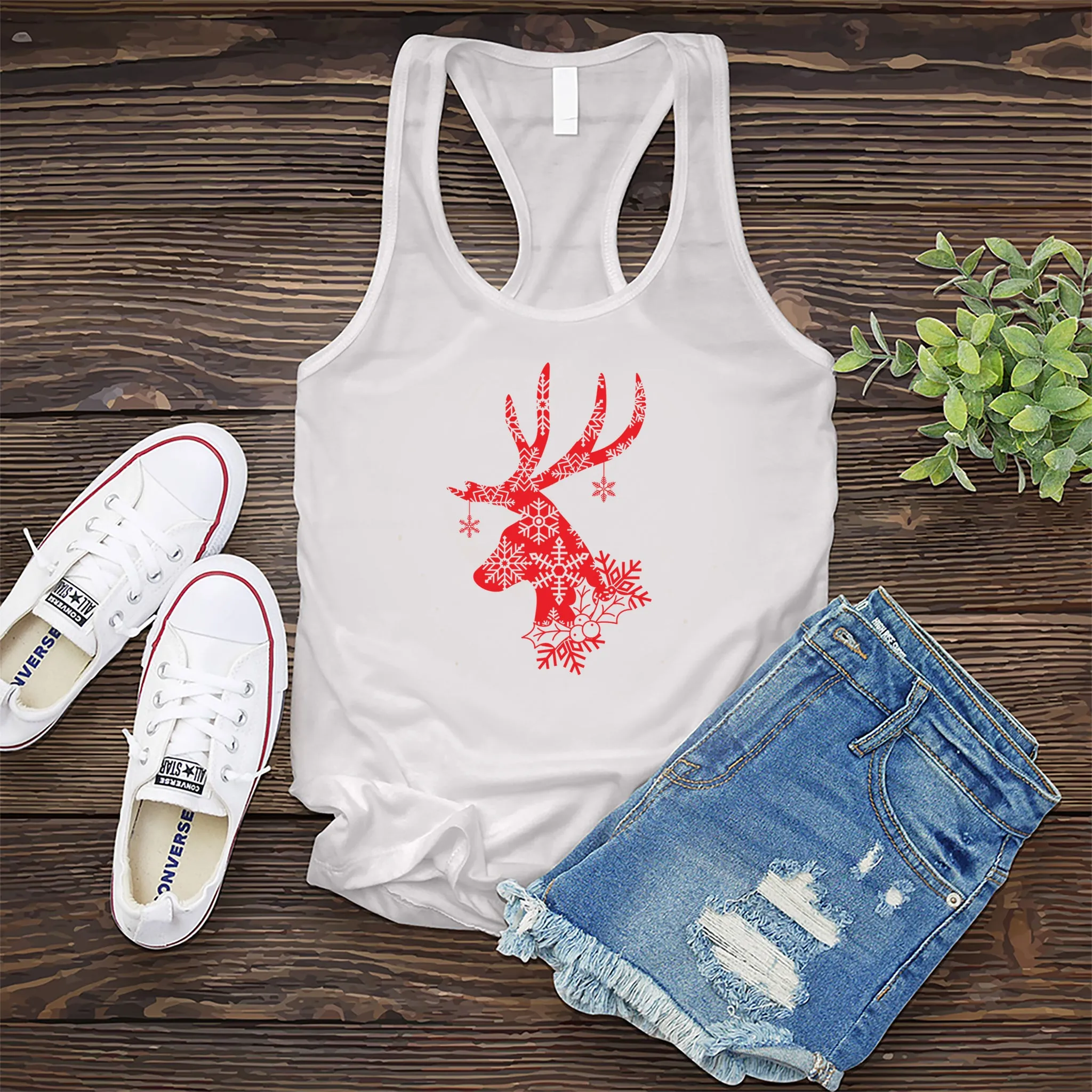 Winter Wonderland Reindeer Women's Tank Top