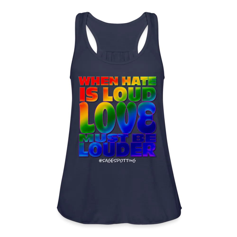 Women’s Racerback Tank - When Hate Is Loud