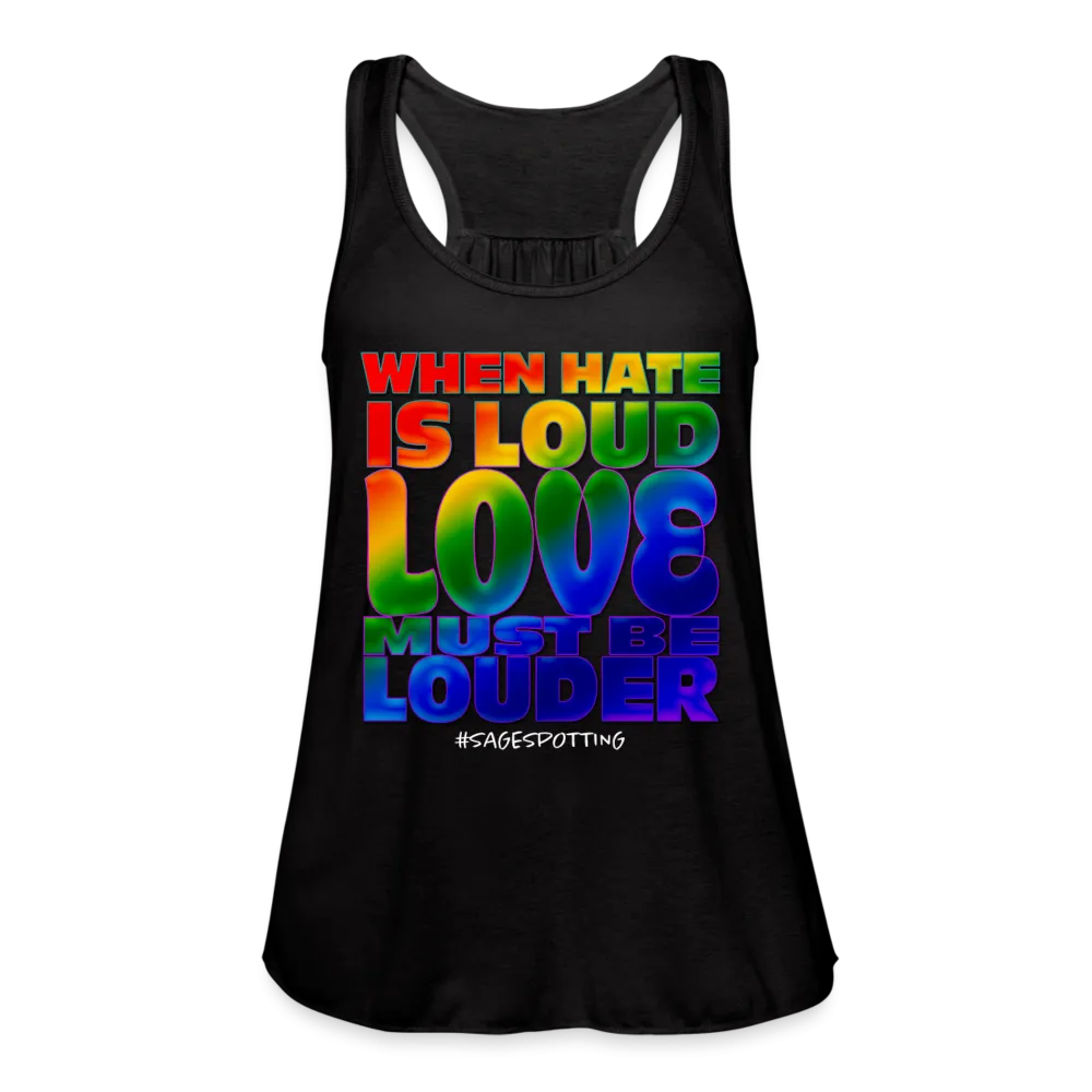 Women’s Racerback Tank - When Hate Is Loud