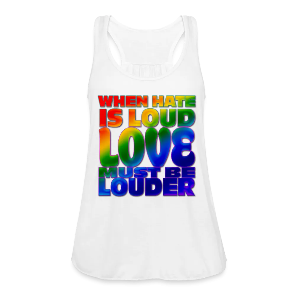 Women’s Racerback Tank - When Hate Is Loud